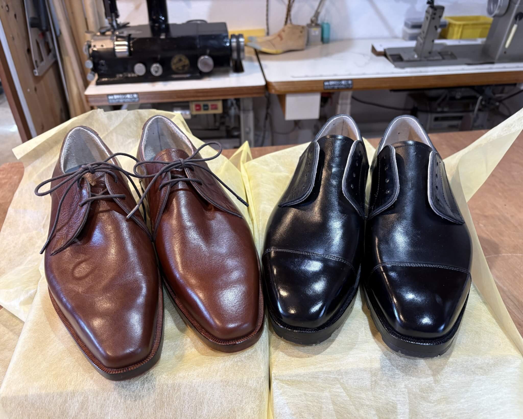 オーダーメイドのフォーマルシューズとドレスシューズ